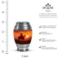 thumbnail image 2 of SUBSH Cowboy Urn - Mini Urns for Human Ashes - Cremation Urns for Adult Ashes Women - Adult Cremation Urns - Funeral Urns for Human Ashes Adult - (3 inch Pack of 1), 2 of 2