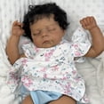 thumbnail image 4 of Muñeca Reborn GUESSBELLY Dormida 50cm Piel Marrón Oscuro, 4 of 4