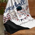thumbnail image 3 of Lazaofficial Baseball Blanket, Mom Blanket, Grandma Blanket, Custom Name Blanket, Nana Blanket, Nana Gifts From Grandkids, 3 of 8