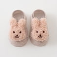 thumbnail image 2 of Dongfang Toddler Socks Cute Plush 3D Bunny Curly Knitted Low Cut Snow Socks Breathable Daily Comfortable Baby Boots Socks, 2 of 3
