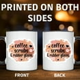 thumbnail image 4 of Coffee Scrubs Rubber Gloves Mug, Nurse Doctor Healthcare Mug, Essential Worker Flower Coffee Mug, Gift for Nurses and Doctors - 11 Ounce Black Rim Handle Novelty Coffee Cup - WMUG0798-Black Rim, 4 of 5