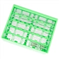 thumbnail image 1 of 50Pc Combined Transparent Drawer Storage Cabinet Detachable Green Parts Box Hardware Sorting Box, 1 of 1