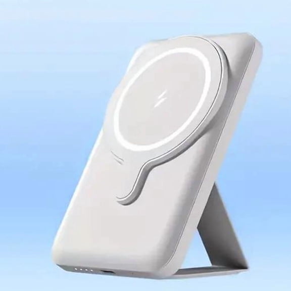 For IPhone 15 14 13 12 Pro Max 5000mAh Magnetic Power Bank Wireless Fast Pro Portable Charger white