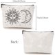 thumbnail image 2 of Bolsa de maquillaje Sun Moon, bolsa de cosméticos de lona gótica, estuche multiusos para lápices y bolígrafos, neceser con cremallera, neceser de viaje, estuche, monedero, kit de supervivencia, 2 of 9