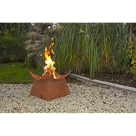 Square Base Firebowl 19" Pit Bowl, Wood-Burning (FF153)