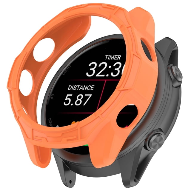 Durable Smartwatch Accessories Shockproof Protective Cover Scratch Resistant Lightweight Enhanced Grip Compatible with Forerunner 570 Fitness