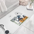 thumbnail image 3 of Happy Halloween Door Mat,Non-Slip Doormat Low-Profile Door Mat 17x31.5 Inch Horror Pumpkin Ghost Door Mats for Winter Holiday Home Kitchen, 3 of 4