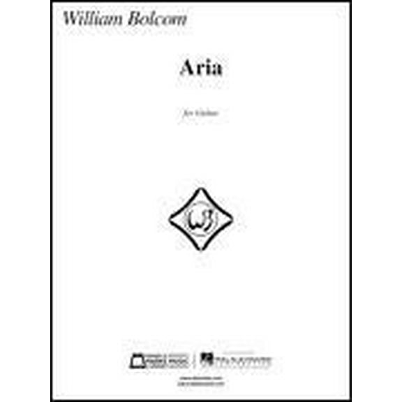 Edward B. Marks Music Company Aria (for Guitar) E.B. Marks Series Softcover Composed by William Bolcom