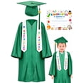 thumbnail image 1 of Conjunto de Toga y Birrete de Graduación de Jardín de Infancia, Atuendo de Graduación para Niños 2025 con Borla y Certificado para Jardín de Infancia, 1 of 5