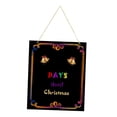 thumbnail image 2 of Calendario Pizarra Pizarra de Navidad Pizarra de tiza decorativa Arreglo de adorno para niñas Niños Oficina Fiesta en, 2 of 8