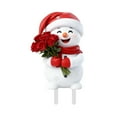 thumbnail image 1 of TIELUTT Interesting Xmas Snowman Garden Ground Stake Adornment Colorful Garden for 60 Yard Signs Customized Graduation Windmill Holder Garden Flag Holder Clips Cemetery Flowers for Vase with Foam, 1 of 3