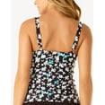 thumbnail image 4 of Anne Cole Women's Twist Front Underwire Tankini Top, 34B/32C, 4 of 10