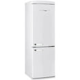 thumbnail image 2 of Unique Appliances Classic Retro 11.7 Cu.Ft. 2-Door Steel Door Refrigerator, Marshmallow White, 2 of 4