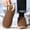 Coffee, variant on Men Slip on Warm Thick Fleece Lined Ankle Snow Boots Cozy Plush Lining Cold Weather Casual Booties Lightweight Windproof Footwear Gray 10(46)