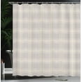 thumbnail image 3 of Ambesonne Beige Tan Shower Curtain, Wales Scottish Abstract, 69"Wx70"L, Warm Taupe Champagne, 3 of 4