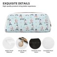 thumbnail image 4 of Uemuo Poodle Playing Skateboard Printed Leather Pencil Case, Pencil Pouch, Portable Pencil Bag, Pen Case for& Office, 4 of 7