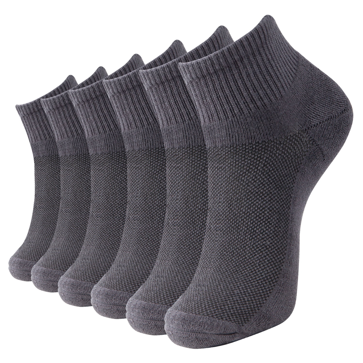 +MD Premium Unisex Bamboo Ankle Socks 6 Pair - Walmart.com