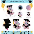 thumbnail image 2 of DolliBu Rainbow Unicorn Graduation Plush Toy - Super Soft Plush Graduation Stuffed Animal Dress Up Gown, Cap and Tassel Outfit - Congratulatory Graduation Gift – 10 Inches, 2 of 6