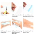 thumbnail image 3 of Greeniant Película de reparación de vendaje impermeable de 10M, cinta transparente para la piel, pegatina adhesiva elástica transpirable para baño, Ropa Deportiva, Zapatos 15cmx10m Greeniant OD016371-01, 3 of 6