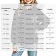 thumbnail image 3 of Risckoth Girl's Leopard Bow Print Crew Neck Sweatshirt, Long Sleeve Solid Casual Fall Winter Pullover, 3 of 7