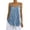Light blue, variant on Office Wear for Women 2026 Kelon Womens Crop Tank Tops Cowl Neck Linen Cotton Business Casual Office Top Summer Spring Clothes, XL