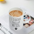 thumbnail image 4 of Waldeal I'd Rather Be Home With My Dog Coffee Mug 11 oz, Gifts for Dog Lover, Dog Mom Tea Cup, Funny Gift for Birthday Christmas From Daughter Mother Wife Aunt Grandma Grandpa Uncle, 4 of 7