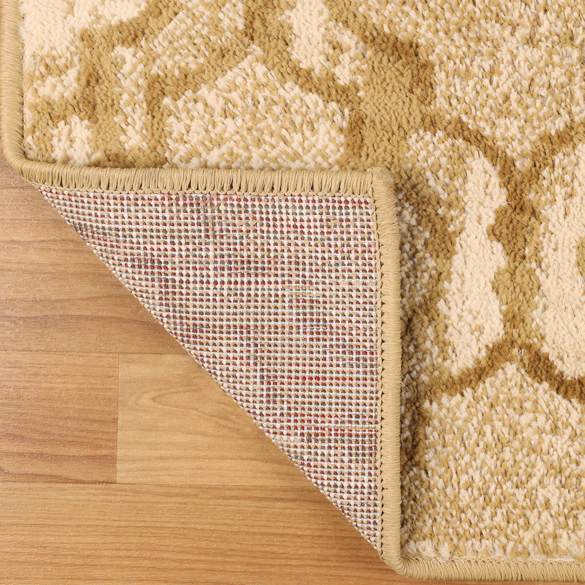 Superior Viking Trellis Indoor Large Area Rug, 4' x 6', Beige