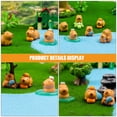 thumbnail image 3 of Masteelf  6 Pcs Miniature Landscape Decoration Figurines Micro Capybara, 3 of 7