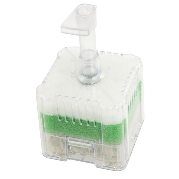 Uxcell Aquarium Biosponge Gravel Rings Retractable Tube Square Filter