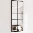 thumbnail image 1 of vidaXL Wall Mirrors 2 pcs Black 100x40 cm Metal, 1 of 4