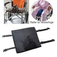 thumbnail image 4 of Wswqop Patient Wheelchair Seat Cushion Removable Knob Professional 17.7x16 inch Easy to Black, 4 of 9