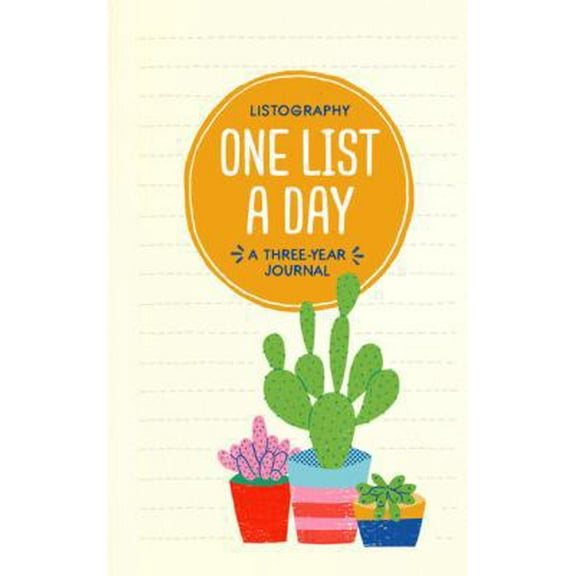 Pre-Owned Listography: One List a Day: A Three-Year Journal (List Journal, Book of Lists, Guided Journal) (Misc.) 1452164444 9781452164441
