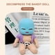 thumbnail image 4 of pstuiky Muñeca enmascarada, juguete antiestrés de escritorio, set de muñeca enmascarada, juguetes blandos y elásticos de TPR para apretar, juguetes que reducen la presión, 4 of 5