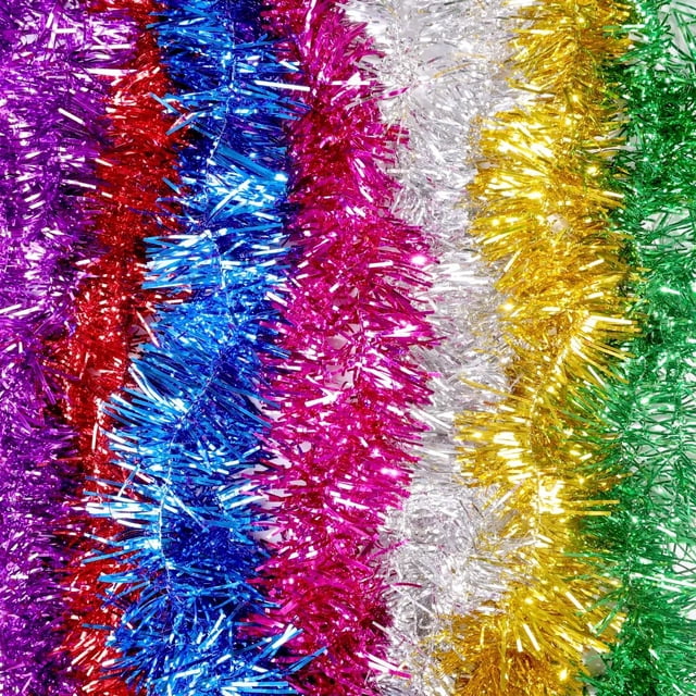 Guirnalda de cinta de 1,5 M para decoración navideña, adornos de tiras de colores, Tops de barra de árbol de Navidad, suministros de decoración para fiestas de boda