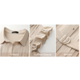 thumbnail image 3 of Women's Summer Boho Button Midi Dresses Casual V Neck Flutter Sleeve Belted Long Dresses with Pockets, 3 of 6