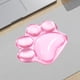 thumbnail image 4 of Alfombrilla ergonómica para ratón con diseño de garra de gato y reposamuñecas de silicona suave | Soporte de muñeca de gel transparente de color sólido | Alfombrilla antideslizante para juegos, 4 of 5
