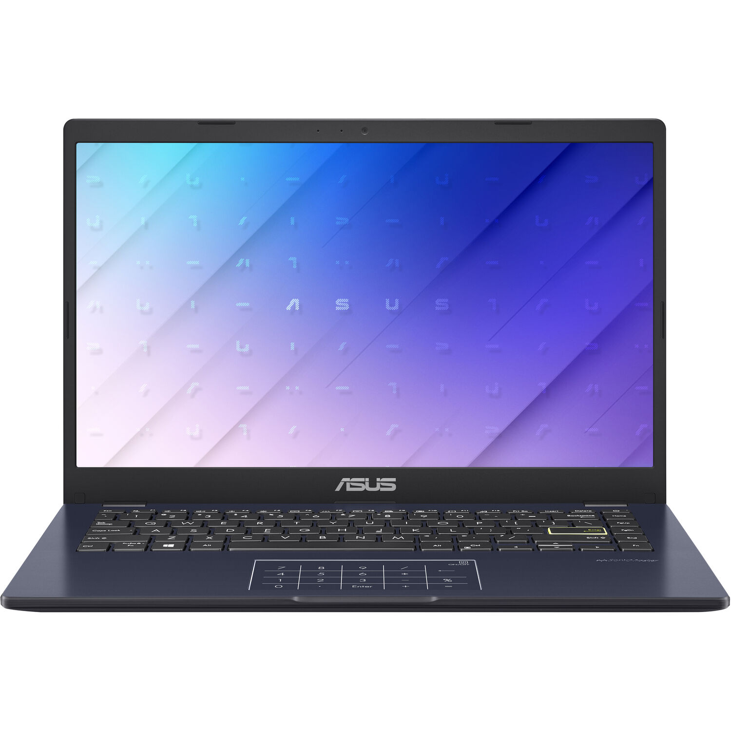 ASUS 14 L410 Everyday Value Laptop (Intel Celeron N4020 2-Core, 4GB RAM, 256GB PCIe SSD, 14.0" Full HD (1920x1080), Intel UHD 600, Wifi, Bluetooth, Webcam, 1xUSB 3.2, 1xHDMI, Win 10 Home) - image 1 of 6