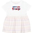 thumbnail image 3 of Inktastic Daddy's Little Firecracker Girls Baby Dress, 3 of 5