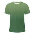 thumbnail image 4 of Bzhegqhd Men's Gradient Color Crewneck T-Shirt,Quick-Dry Oversized Casual Tee, Trendy Relaxed Fit Short Sleeve Top for Spring and Summer, 4 of 4