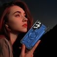 thumbnail image 7 of ELEHOLD for Samsung Galaxy S23 Ultra Case, Compatible with Mag safe Accessories, Strong Magnetic Military-Grade Drop Protection Invisible Kickstand Shockproof Protective Phone Case,Blue, 7 of 7