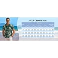 thumbnail image 2 of Coshow Men's Hawaiian Beach Shirt Short Sleeve Floral Button Down Holiday Shirts S-XXXL, 2 of 5