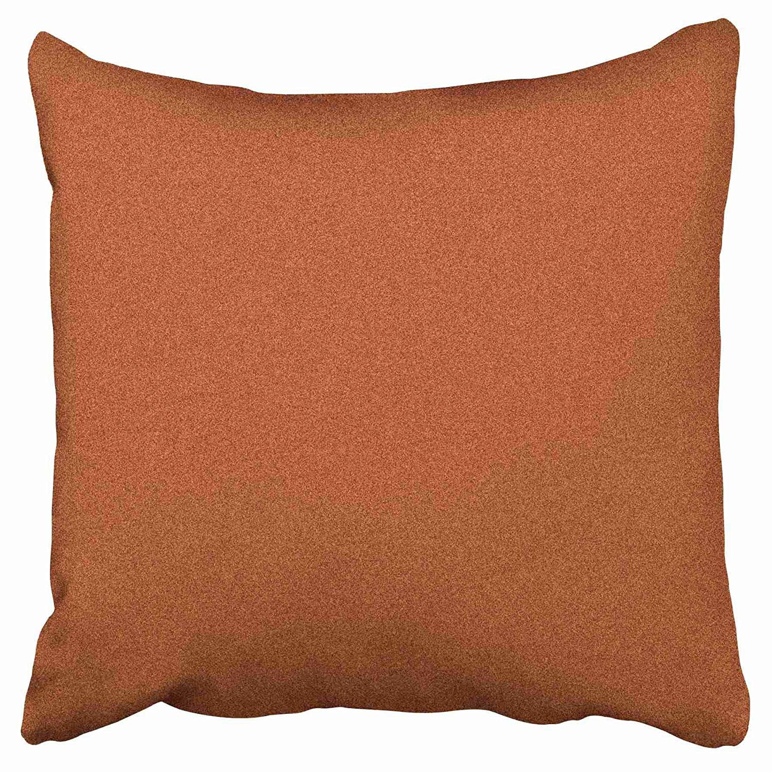BOSDECO Vintage Retro Burnt Orange Pillow Case Pillow Cover 20x20 inch