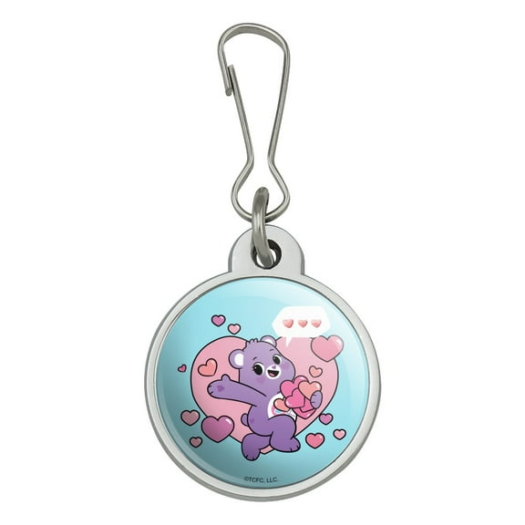 Care Bears: Unlock the Magic Share Bear Sharing Hearts Jacket Handbag Purse Luggage Backpack Zipper Pull Charm