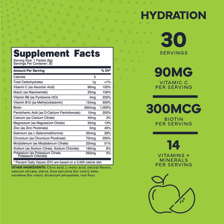 Type Zero Clean Hydration + Electrolytes Drink Mix (30 Single