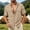 Khaki, variant on Men's UPF 50+ Fishing Shirts, Short Sleeve Sun Protection Cool Dry Button Down Outdoor Shirt, 3XL