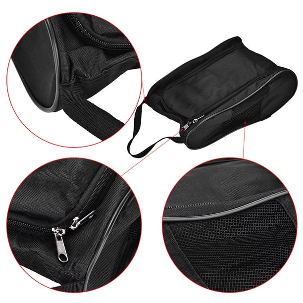 Bolsa para Zapatos de Golf NikouMX Transpirables Portátiles Negro