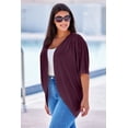 thumbnail image 3 of Plus Size Ribbed Cocoon Cover Up, 3 of 3