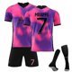 thumbnail image 1 of Kits de fútbol para niños Camiseta de fútbol Camiseta de entrenamiento Traje 21/22-20 21 Rosa Mbappe 7-Niños 28 (150-160CM) BmatwkZeng Bmatwk Jersey, 1 of 2