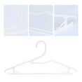 thumbnail image 3 of Unique Bargains Plastic Pants Hangers with Non-Slip Hook 20 Packs White, 3 of 6