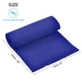 thumbnail image 2 of Uxcell Elastic Cuffs Ribbed Trims Cotton Fabric Knit Rib Stretch Tape Cuff Sleeve Waistband for Sewing Blue 39"x8", 2 of 5